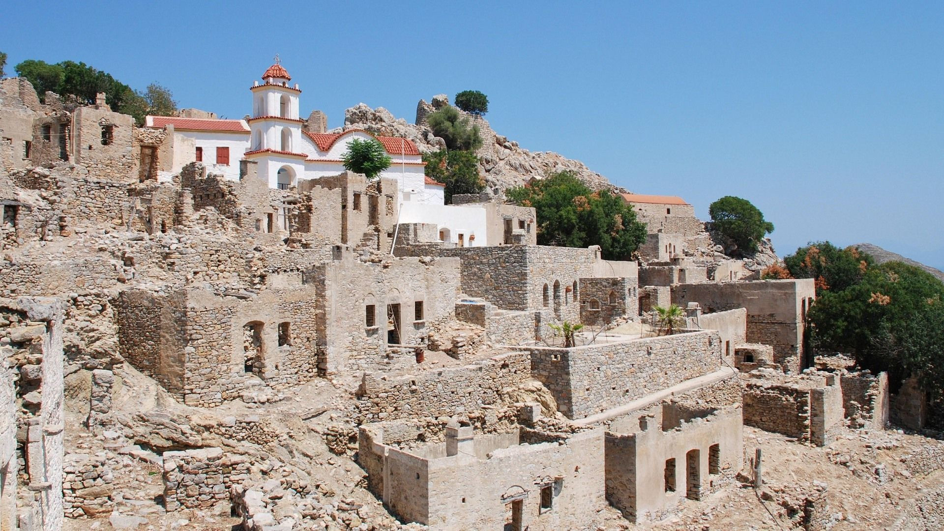 Village abandonné de Chorió - Dodécanèse - Grèce