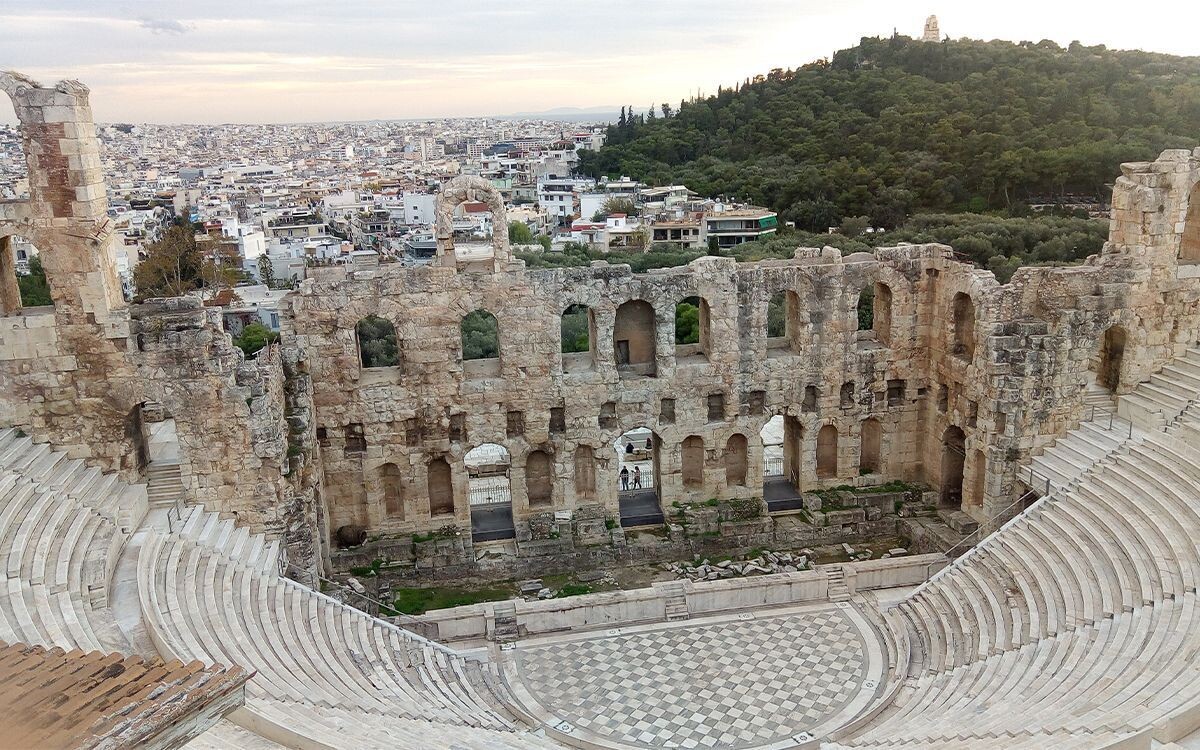 Amphitheatre Acropolis A Athenes
