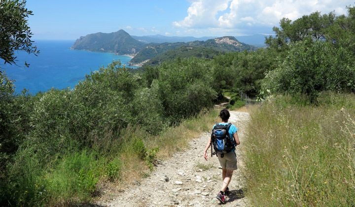 Wanderung an der Westküste Korfus - Griechenland