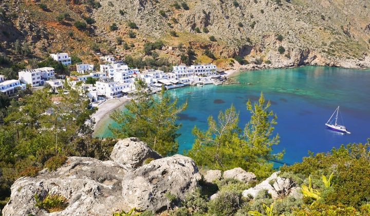 Village Balneaire Loutro Crete Grece - Crète